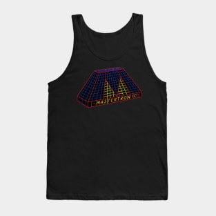 Retro Computer Games Mastertronic Logo Pixellated Tank Top